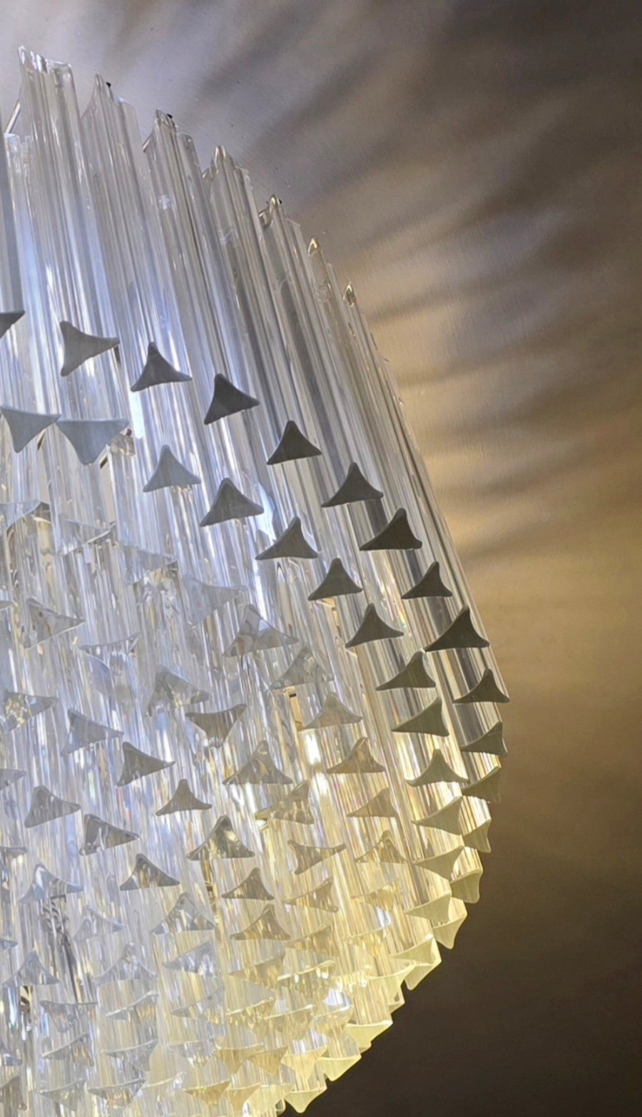 Lampadario di murano / Triedri venini
