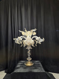 Lampada di murano / bouquet gold