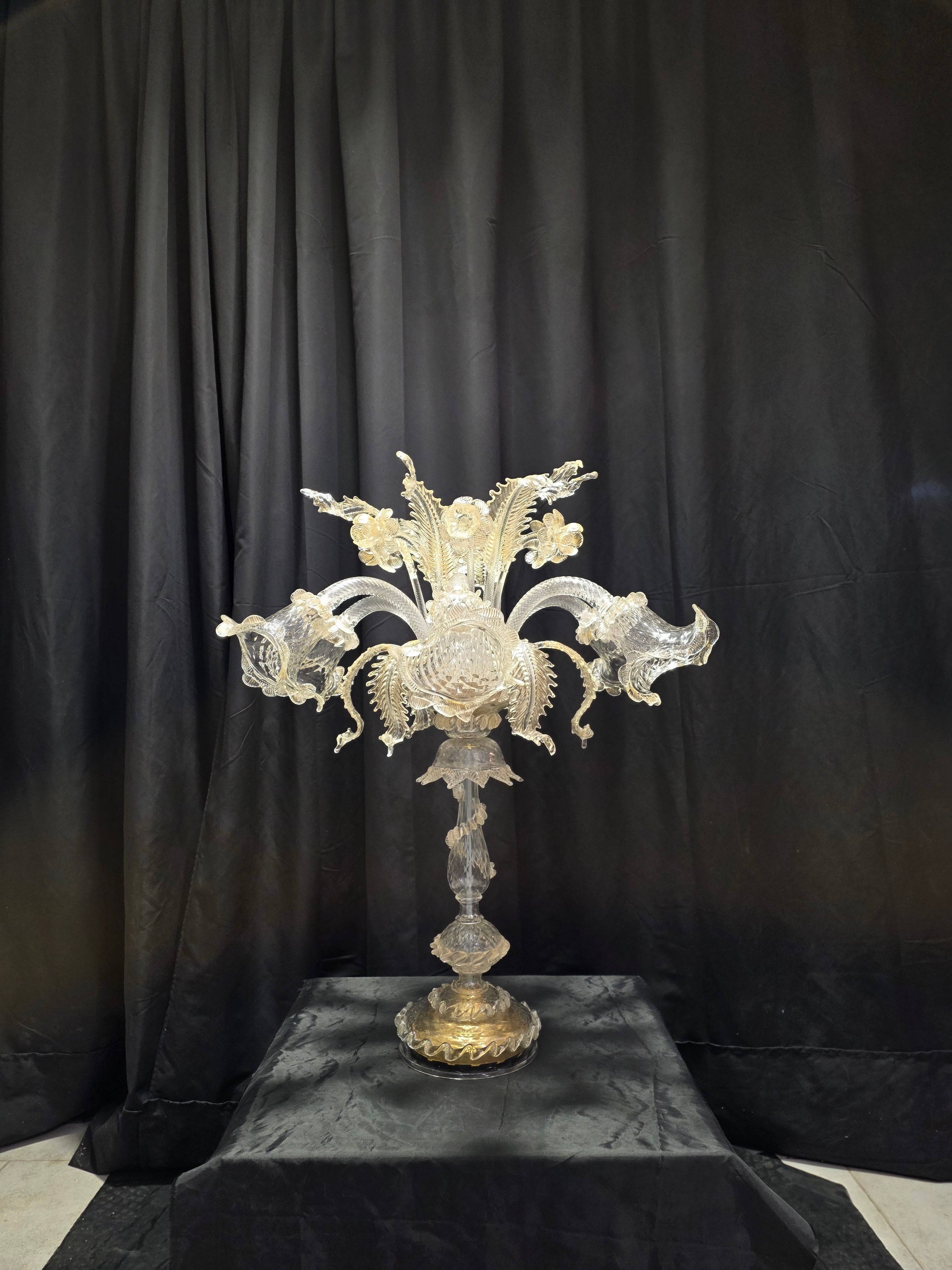 Lampada di murano / bouquet gold